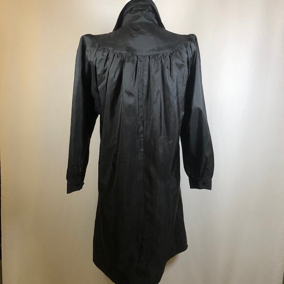 Vintage S.B. II by Bitterman Black Coat – Made in Korea – Size 9/10 – 1980 - Picture 7 of 14